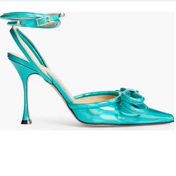 Mach & Mach - Bow Ankle Strappy Heel - Authentic - New w/o Box - Picture 3 of 14